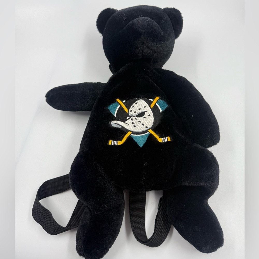 Anaheim Mighty Sucks Bear Plush Backpack 18 Inch